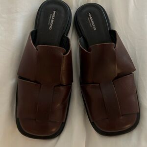 Vagabond brittie mules chestnut